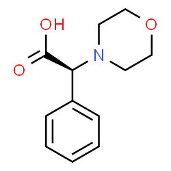 ChemSpider 2D Image | (2S)-4-Morpholinyl(phenyl)acetic acid | C12H15NO3