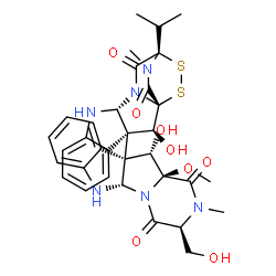 ChemSpider 2D Image | Leptosine M1 | C33H36N6O8S2
