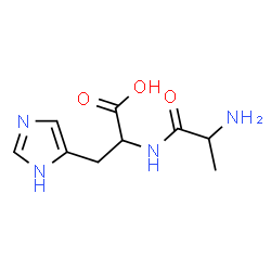 ChemSpider 2D Image | Alanylhistidine | C9H14N4O3