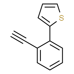 ChemSpider 2D Image | 2-(2-Ethynylphenyl)thiophene | C12H8S