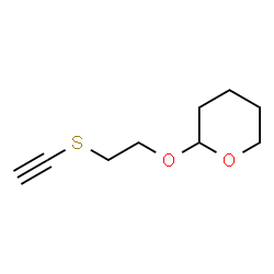 ChemSpider 2D Image | 2-[2-(Ethynylsulfanyl)ethoxy]tetrahydro-2H-pyran | C9H14O2S