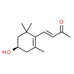 ChemSpider 2D Image | (3R)-hydroxy-beta-ionone | C13H20O2