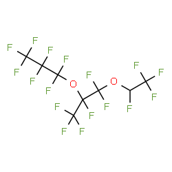 ChemSpider 2D Image | 2H-PERFLUORO-5-METHYL-3,6-DIOXANONANE | C8HF17O2