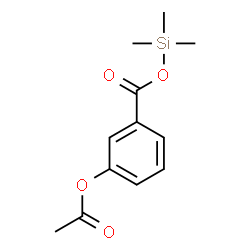 ChemSpider 2D Image | Trimethylsilyl 3-acetoxybenzoate | C12H16O4Si
