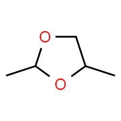 ChemSpider 2D Image | 2,4-Dimethyl-1,3-dioxolane | C5H10O2