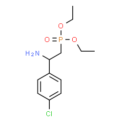 ChemSpider 2D Image | Diethyl [2-amino-2-(4-chlorophenyl)ethyl]phosphonate | C12H19ClNO3P