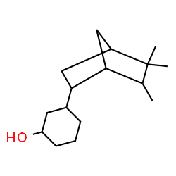 ChemSpider 2D Image | 3-(5,5,6-Trimethyl-2-norbornyl)cyclohexanol | C16H28O