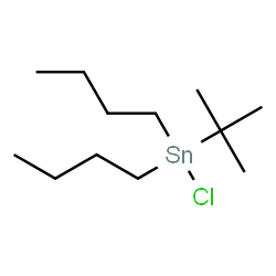 ChemSpider 2D Image | Dibutyl(chloro)(2-methyl-2-propanyl)stannane | C12H27ClSn