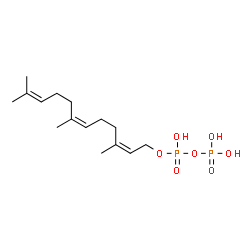 ChemSpider 2D Image | farnesyl diphosphate | C15H28O7P2