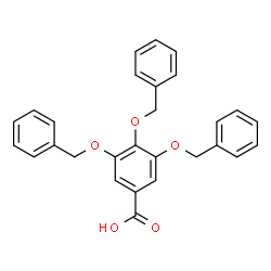 ChemSpider 2D Image | 3,4,5-TRIS(BENZYLOXY)BENZOIC ACID | C28H24O5