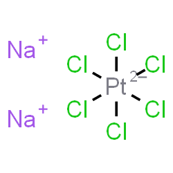 ChemSpider 2D Image | sodium hexachloroplatinate | Cl6Na2Pt