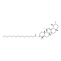 ChemSpider 2D Image | (3beta,11alpha)-11-Hydroxyurs-12-en-3-yl palmitate | C46H80O3