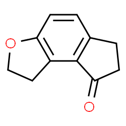 ChemSpider 2D Image | 1,2,6,7-Tetrahydro-8H-indeno[5,4-b]furan-8-one | C11H10O2