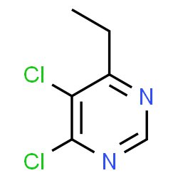 ChemSpider 2D Image | 4,5-Dichloro-6-ethylpyrimidine | C6H6Cl2N2