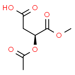ChemSpider 2D Image | (3S)-3-Acetoxy-4-methoxy-4-oxobutanoic acid | C7H10O6