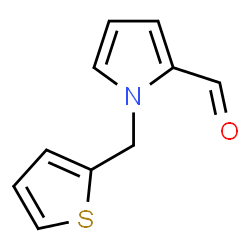ChemSpider 2D Image | 1-(2-Thienylmethyl)-1H-pyrrole-2-carbaldehyde | C10H9NOS