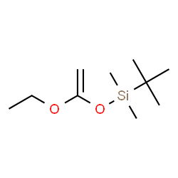 ChemSpider 2D Image | [(1-Ethoxyvinyl)oxy](dimethyl)(2-methyl-2-propanyl)silane | C10H22O2Si
