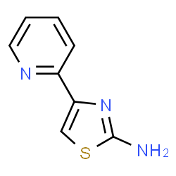 ChemSpider 2D Image | 2-Amino-4-(2-pyridyl)thiazole | C8H7N3S