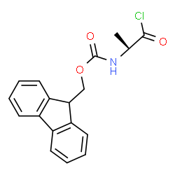 ChemSpider 2D Image | FMOC-ALA-CL | C18H16ClNO3