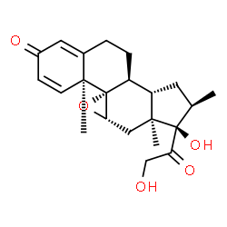 ChemSpider 2D Image | DEXAMETHASONE 9,11-EPOXIDE | C22H28O5