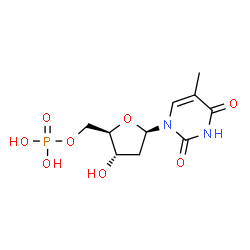 ChemSpider 2D Image | thymidine monophosphate | C10H15N2O8P