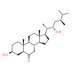 ChemSpider 2D Image | 24-epi-Cathasterone | C28H48O3