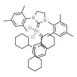 ChemSpider 2D Image | Grubbs Catalyst(TM) C848 | C46H65Cl2N2PRu