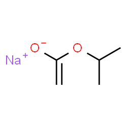 ChemSpider 2D Image | Sodium 1-isopropoxyethenolate | C5H9NaO2