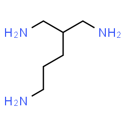 ChemSpider 2D Image | 2-(Aminomethyl)-1,5-pentanediamine | C6H17N3