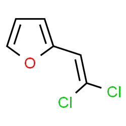 ChemSpider 2D Image | 2-(2,2-Dichlorovinyl)furan | C6H4Cl2O