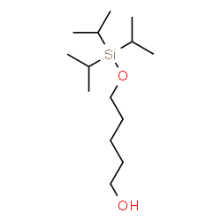 ChemSpider 2D Image | 5-[(Triisopropylsilyl)oxy]-1-pentanol | C14H32O2Si