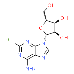 ChemSpider 2D Image | 2-(~18~F)Fluoroadenosine | C10H1218FN5O4