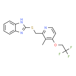 ChemSpider 2D Image | Lansoprazole sulfide | C16H14F3N3OS