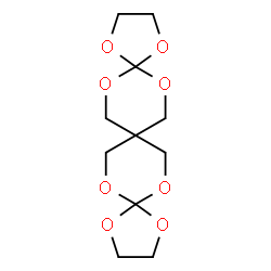 ChemSpider 2D Image | 1,4,6,10,12,15,16,19-Octaoxatrispiro(4.2.2.4.2.2)nonadecane | C11H16O8