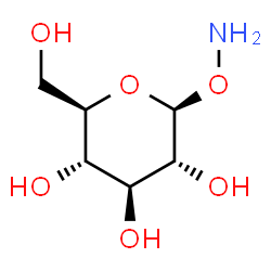 ChemSpider 2D Image | 1-O-Amino-beta-D-glucopyranose | C6H13NO6