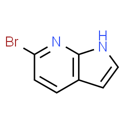 ChemSpider 2D Image | 6-Bromo-7-azaindole | C7H5BrN2