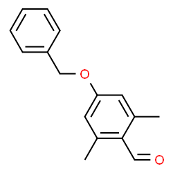 ChemSpider 2D Image | 4-(Benzyloxy)-2,6-dimethylbenzaldehyde | C16H16O2