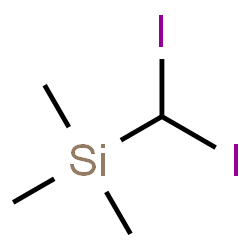 ChemSpider 2D Image | (Diiodomethyl)(trimethyl)silane | C4H10I2Si