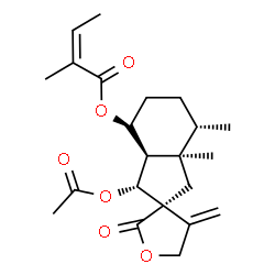 ChemSpider 2D Image | (-)-Bakkenolide B | C22H30O6