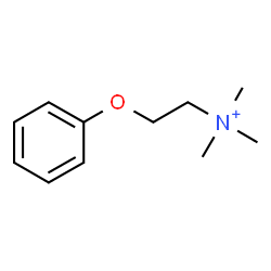 ChemSpider 2D Image | N,N,N-Trimethyl-2-phenoxyethanaminium | C11H18NO