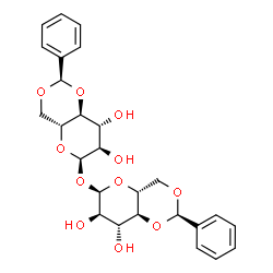 ChemSpider 2D Image | 4,6-O-Benzylidene-alpha-D-glucopyranosyl 4,6-O-benzylidene-alpha-D-glucopyranoside | C26H30O11