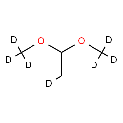 ChemSpider 2D Image | 1,1-Bis[(~2~H_3_)methyloxy](2-~2~H_1_)ethane | C4H3D7O2
