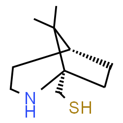 ChemSpider 2D Image | [(1R,5R)-8,8-Dimethyl-2-azabicyclo[3.2.1]oct-1-yl]methanethiol | C10H19NS