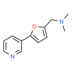 ChemSpider 2D Image | N,N-DIMETHYL(5-(PYRIDIN-3-YL)FURAN-2-YL)METHANAMINE | C12H14N2O