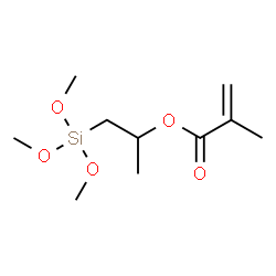 ChemSpider 2D Image | 1-(Trimethoxysilyl)-2-propanyl methacrylate | C10H20O5Si