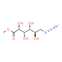 ChemSpider 2D Image | Methyl 6-azido-6-deoxy-D-gluconate | C7H13N3O6