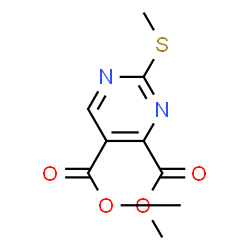 ChemSpider 2D Image | Dimethyl 2-(Methylthio)-4,5-pyrimidinedicarboxylate | C9H10N2O4S