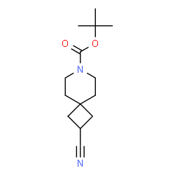 ChemSpider 2D Image | tert-Butyl 2-cyano-7-azaspiro[3.5]nonane-7-carboxylate | C14H22N2O2