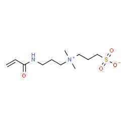 ChemSpider 2D Image | 3-{[3-(Acryloylamino)propyl](dimethyl)ammonio}-1-propanesulfonate | C11H22N2O4S