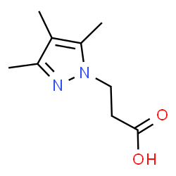 ChemSpider 2D Image | 3-(3,4,5-Trimethylpyrazol-1-yl)propanoic acid | C9H14N2O2